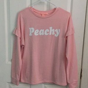 Pink long sleeved sweater